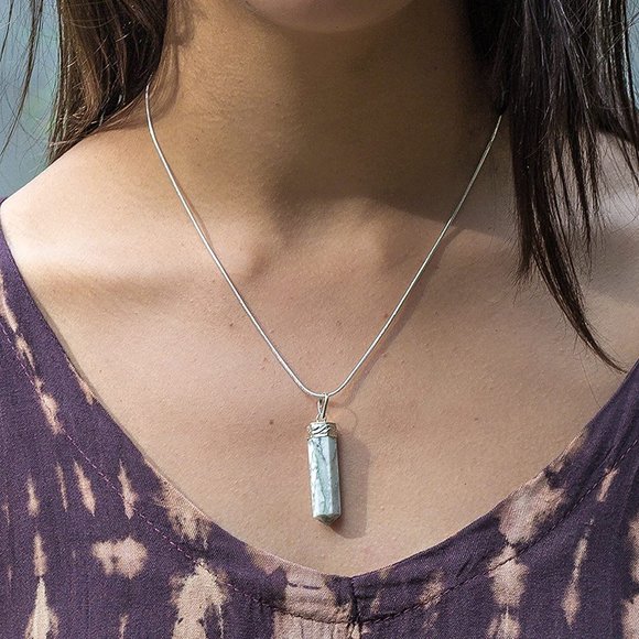 Natural Howlite Necklace for Calming Mind, Deeper Sleep, and Better Meditation - Picture 2 of 3